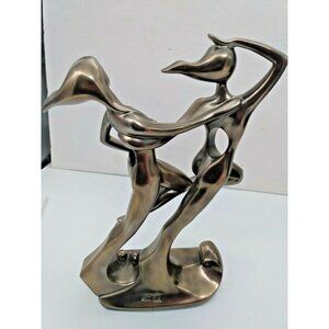 COLLECTABLE LARGE CROSA ART DECO STYLE SCULPTURE Ballerinas 2002
